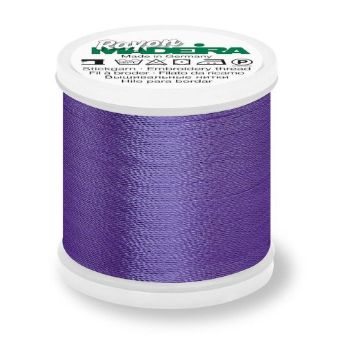 Madeira Rayon 40 machine embroidery thread 1000m spools 1330 deep hyacinth